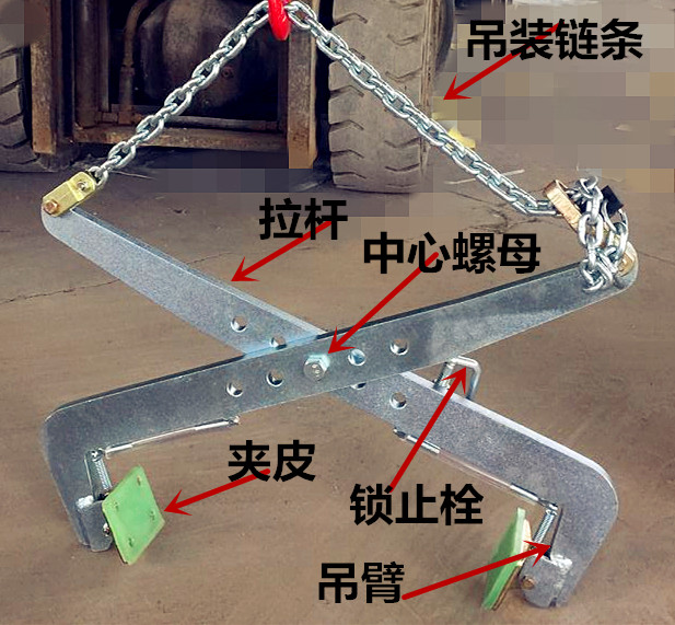 石材夾具結(jié)構(gòu)標(biāo)識(shí)簡圖 石材夾具結(jié)構(gòu)標(biāo)識(shí)簡圖