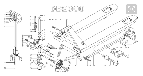 手動(dòng)叉車結(jié)構(gòu)示意圖--河北東圣吊索具制造有限公司--手動(dòng)叉車